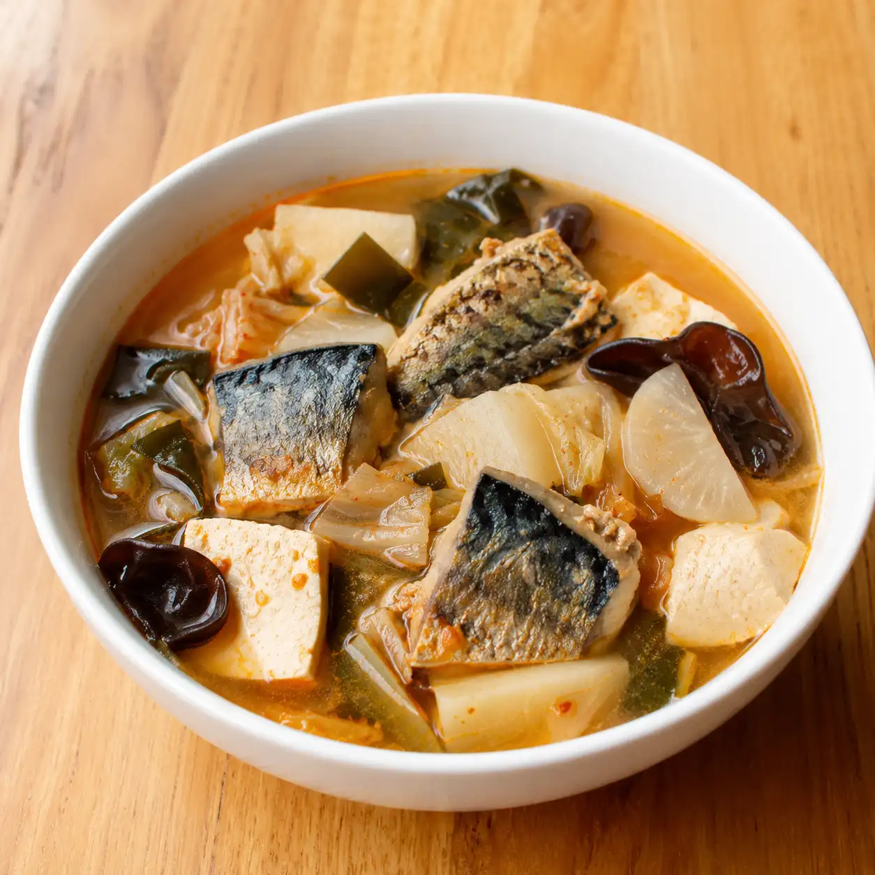 泡菜鯖魚豆腐昆布羹
