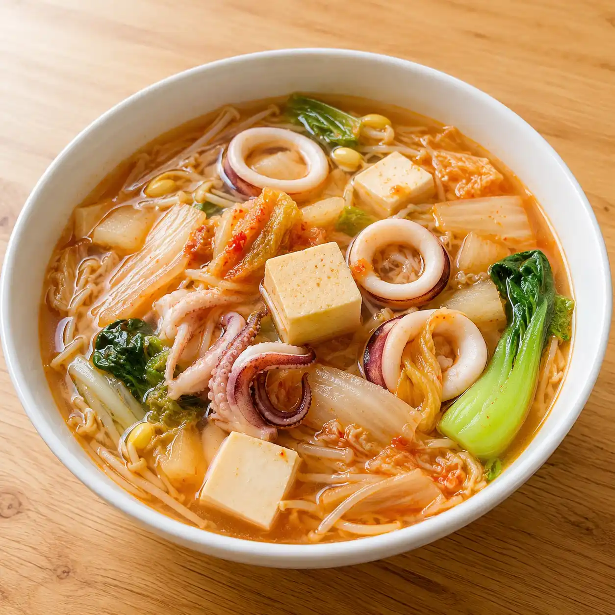 泡菜魷魚金針菇滑羹