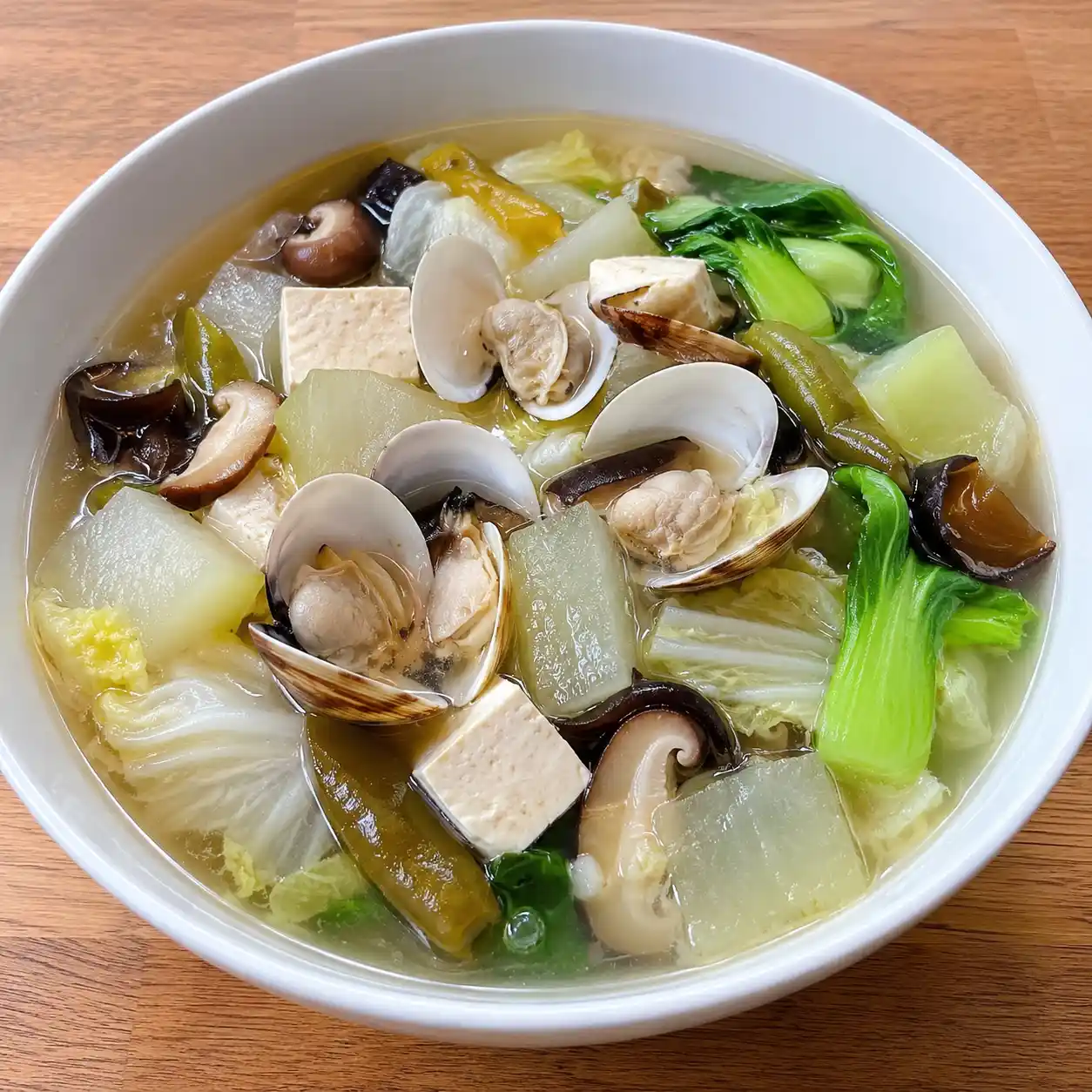 剝皮辣椒蛤蜊冬瓜薄羹