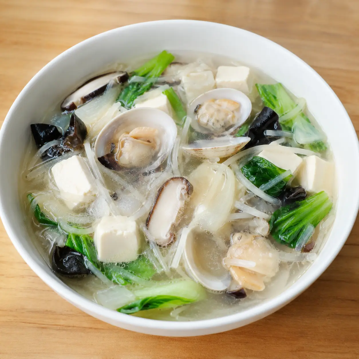 胡椒白蘿蔔蛤蜊豆腐薄羹