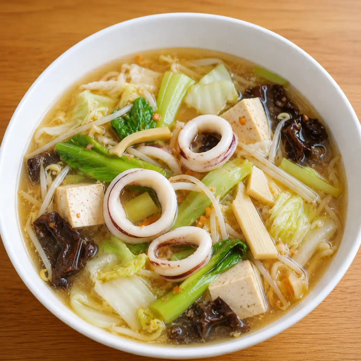 低鈉沙茶魷魚高纖羹
