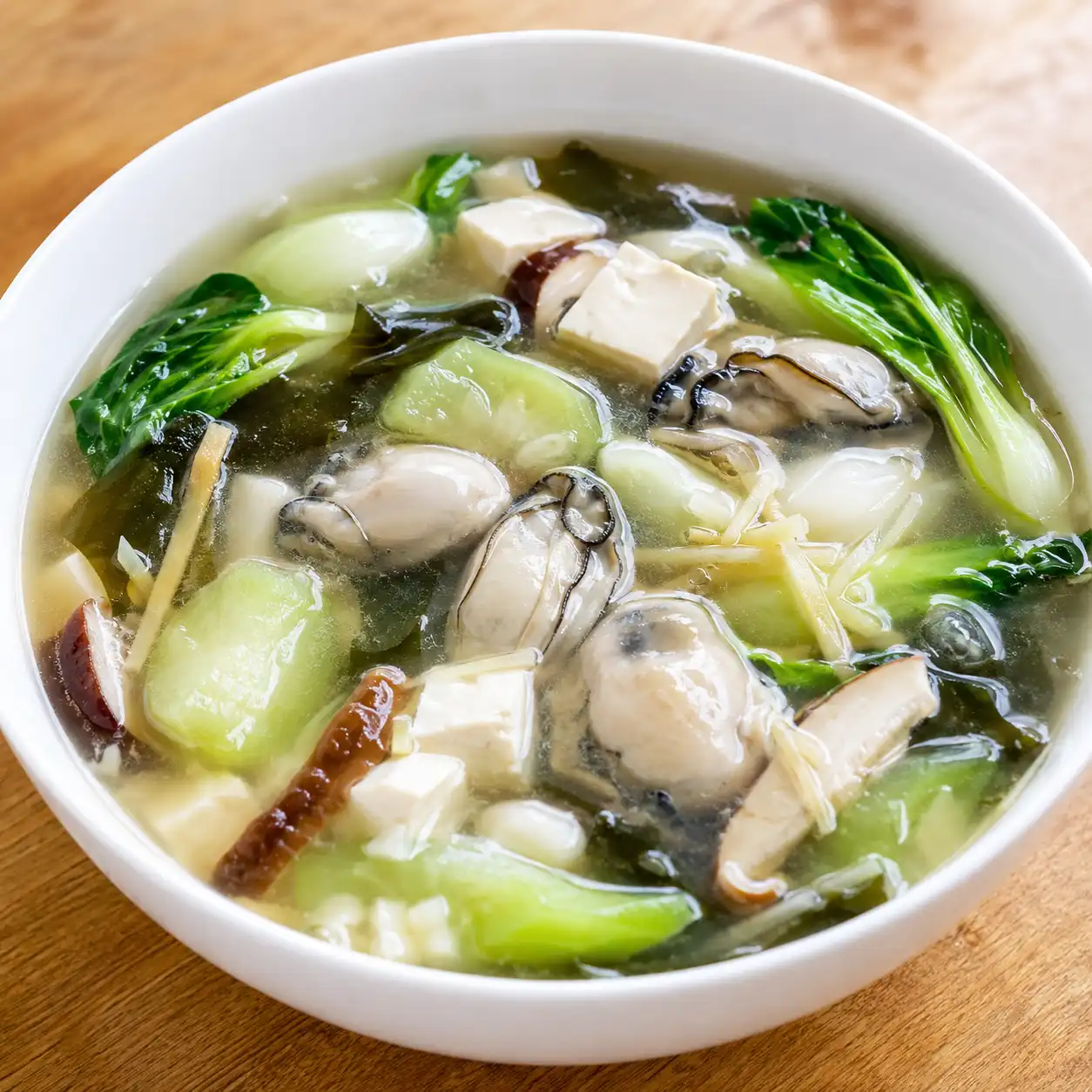 鮮蚵豆腐昆布海帶芽羹