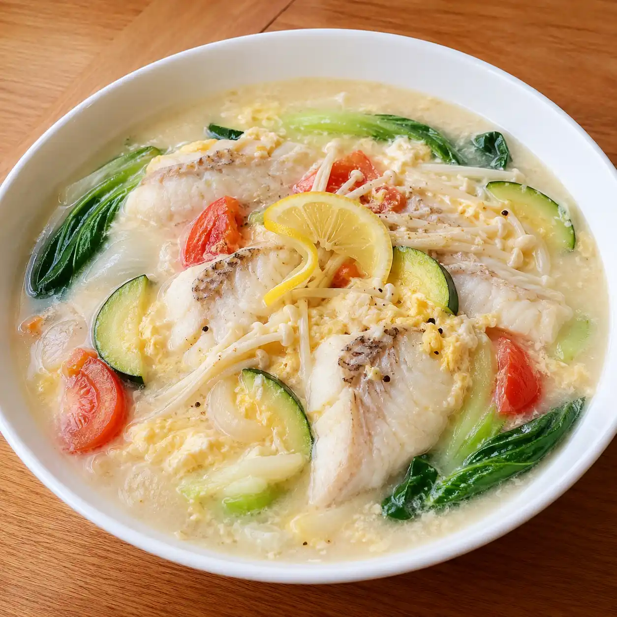 檸香鯛魚豆漿高纖羹