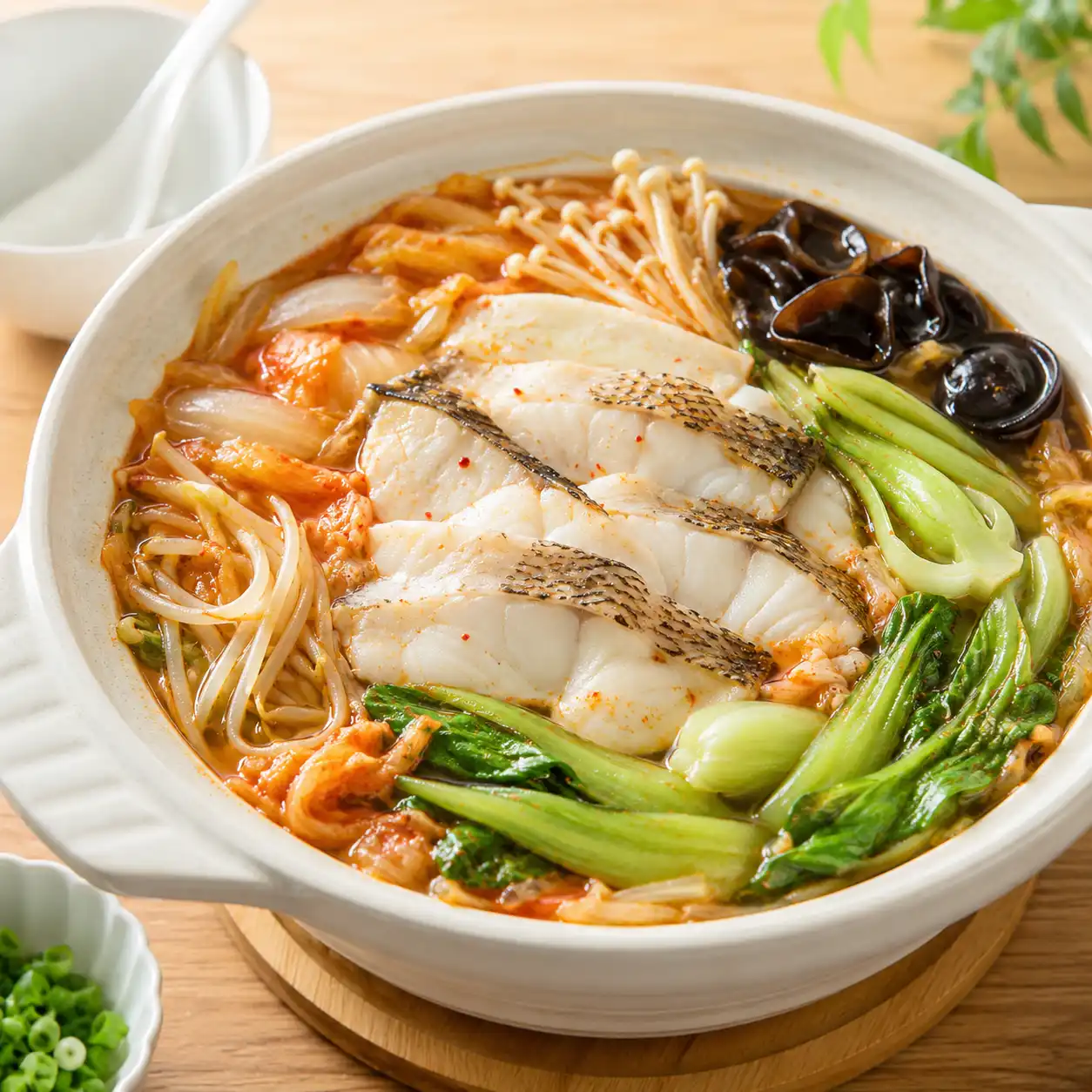 泡菜鯛魚青江菜疊鍋