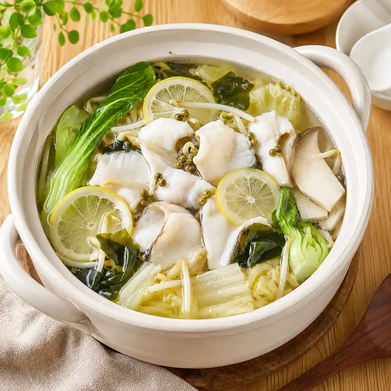 山椒檸檬魚片白菜鍋