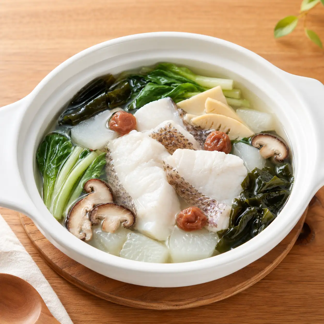 梅子昆布鯛魚青蔬鍋