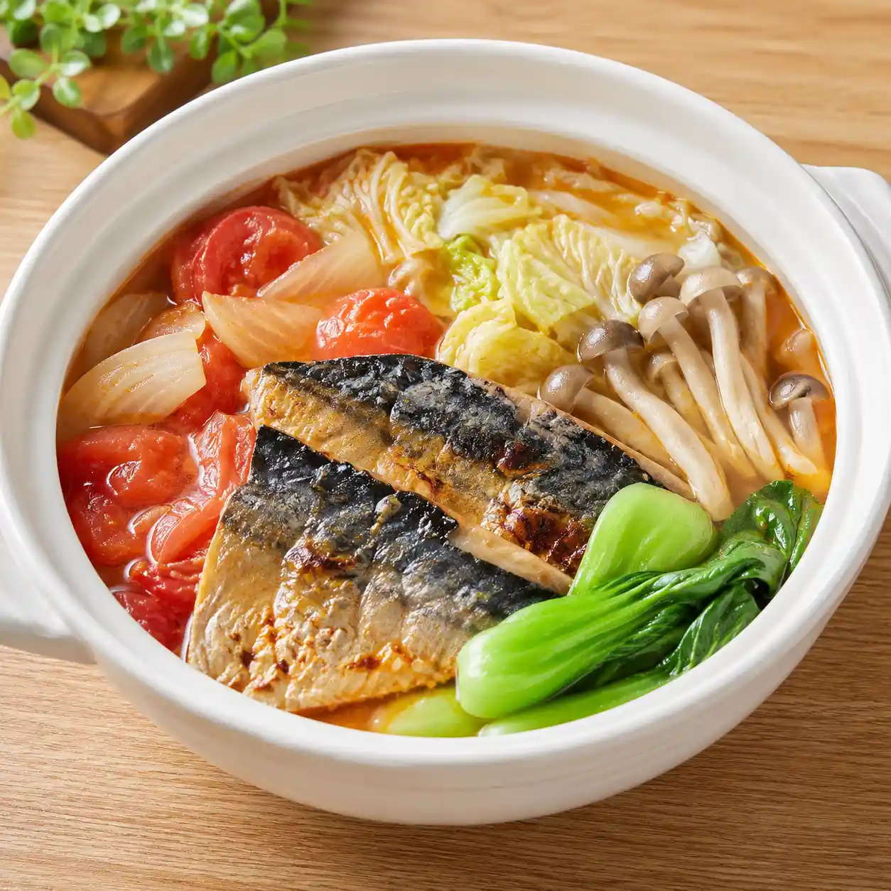 梅香番茄鯖魚蔬菜鍋