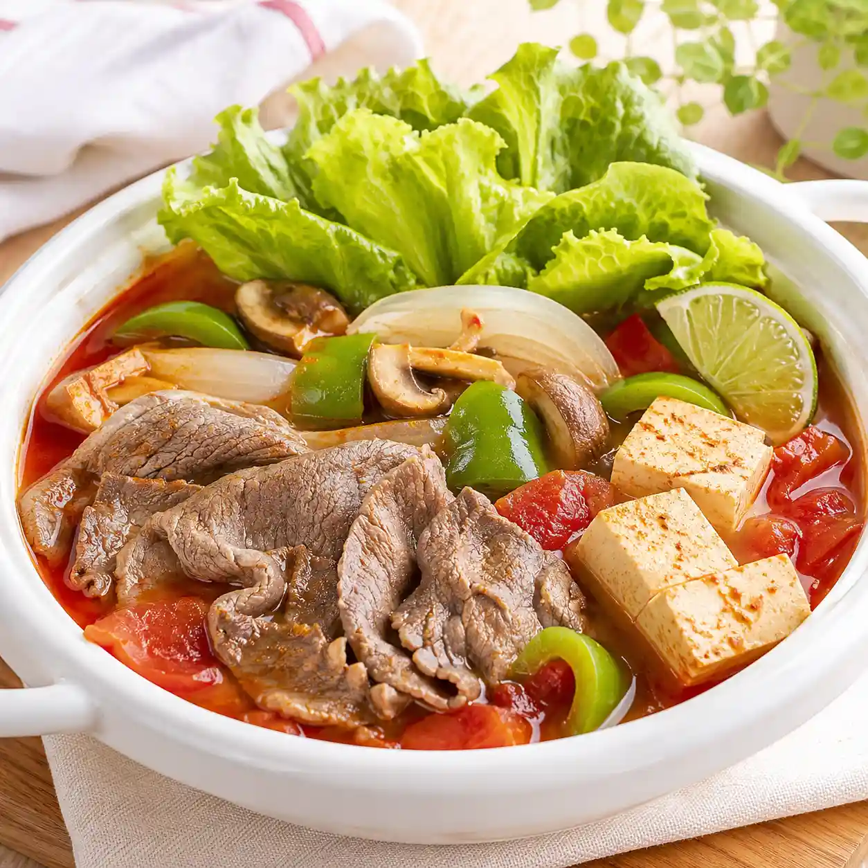 墨西哥煙燻椒牛肉番茄鍋