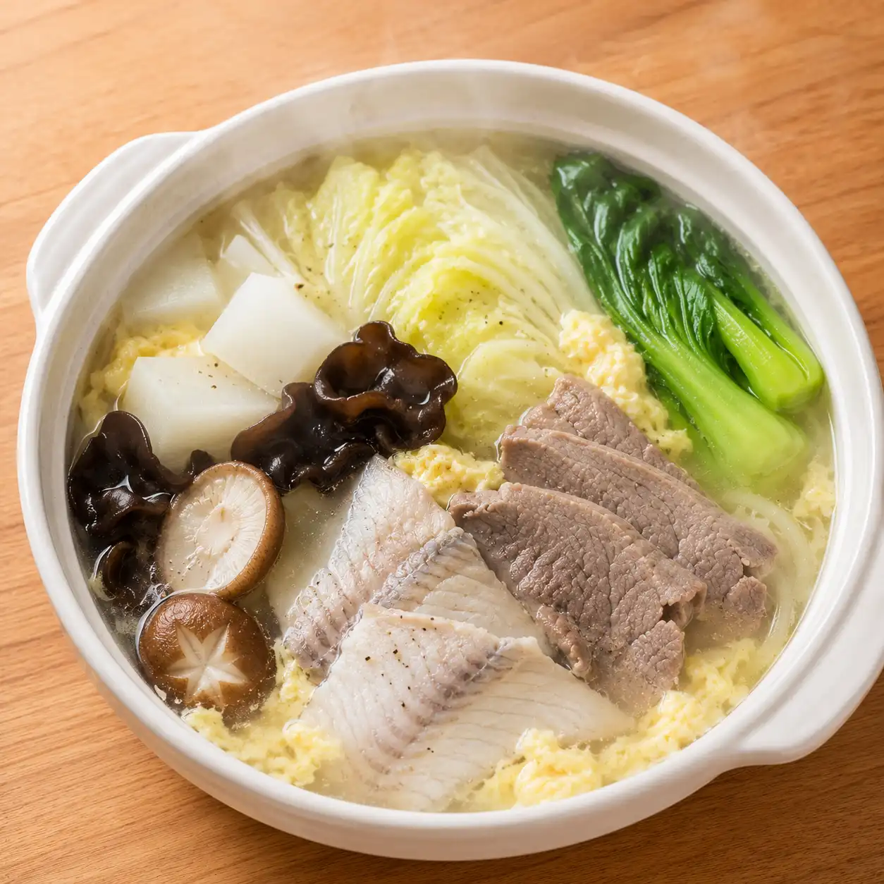 胡椒鯛魚牛肉木耳鍋