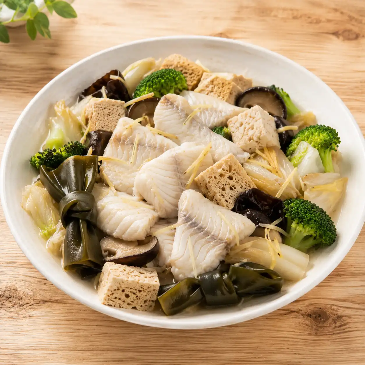 魚片凍豆腐薑香滷盤