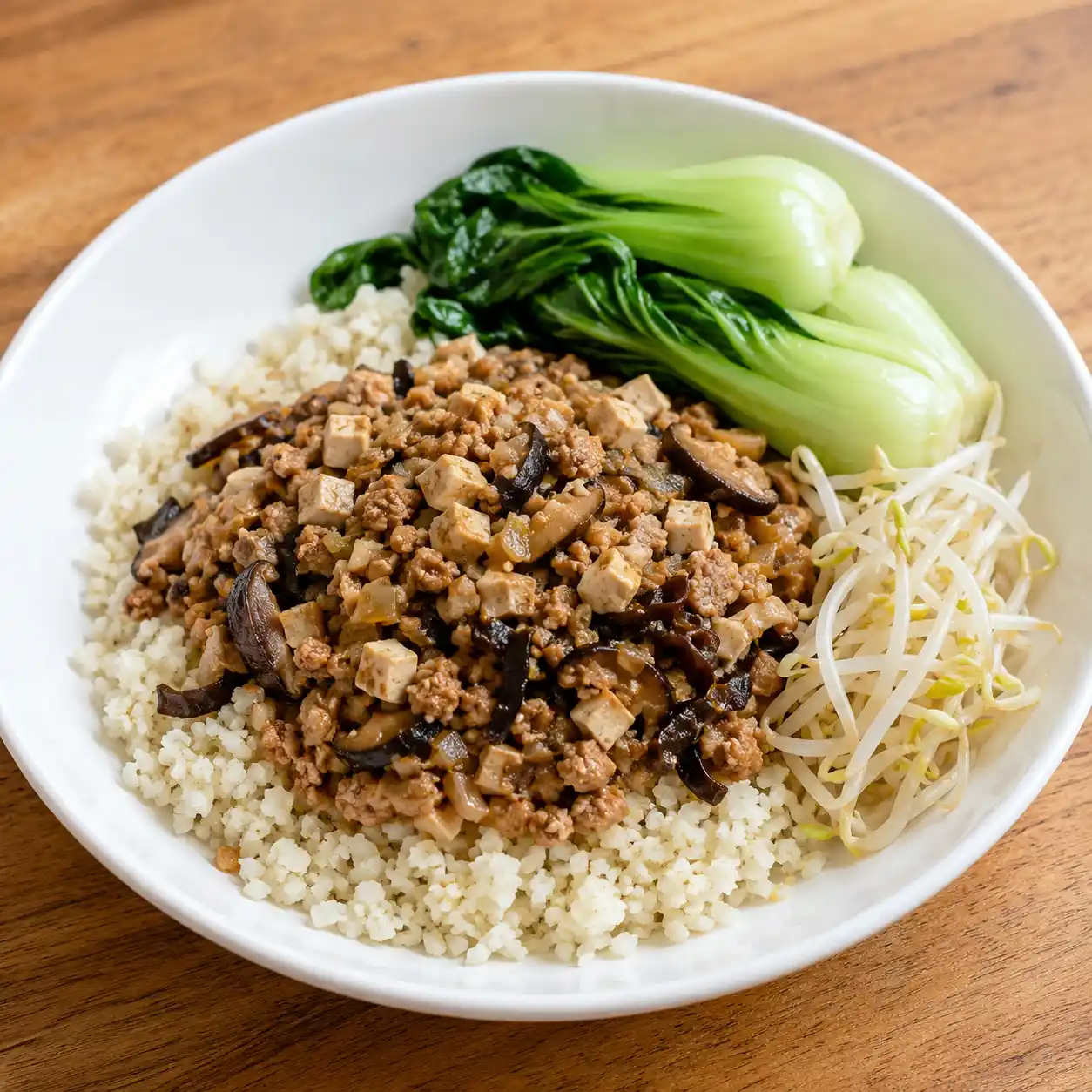 蘿蔔乾減鹽雞肉燥花椰米
