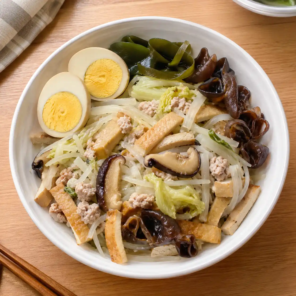 蘿蔔絲豆干瘦肉清滷煮