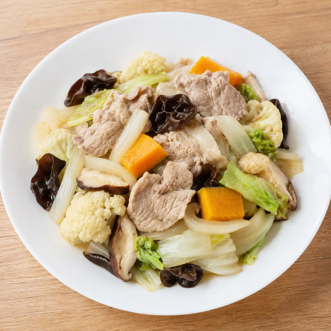 紅燒瘦肉南瓜少量甜香盤