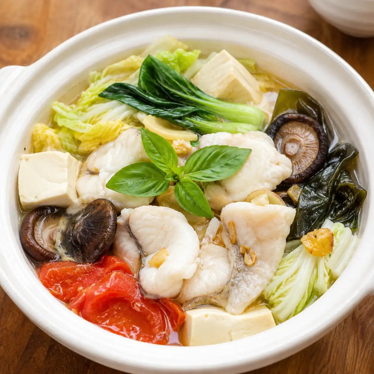 三杯雞魚片豆腐煲