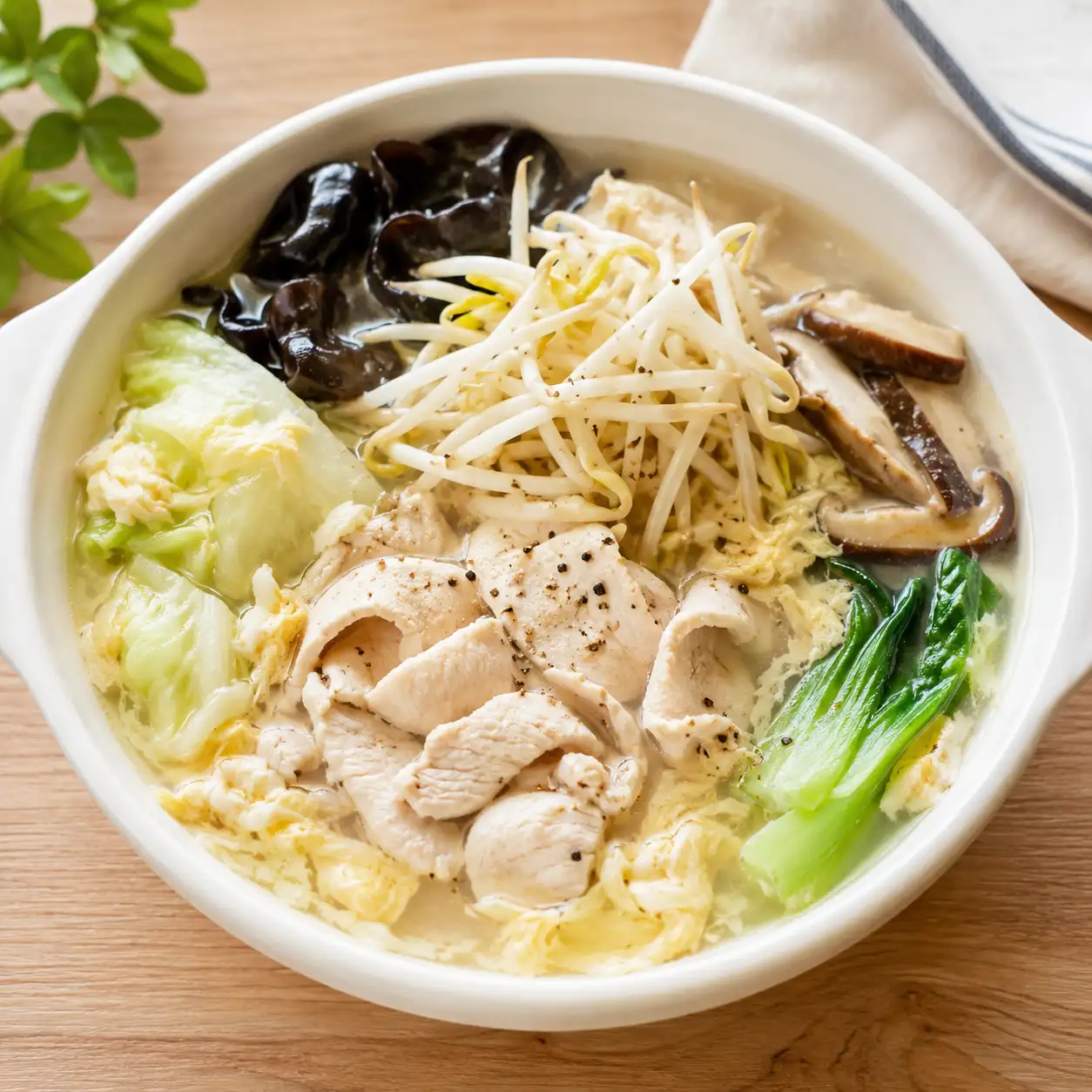 胡椒薑麻雞片豆芽鍋