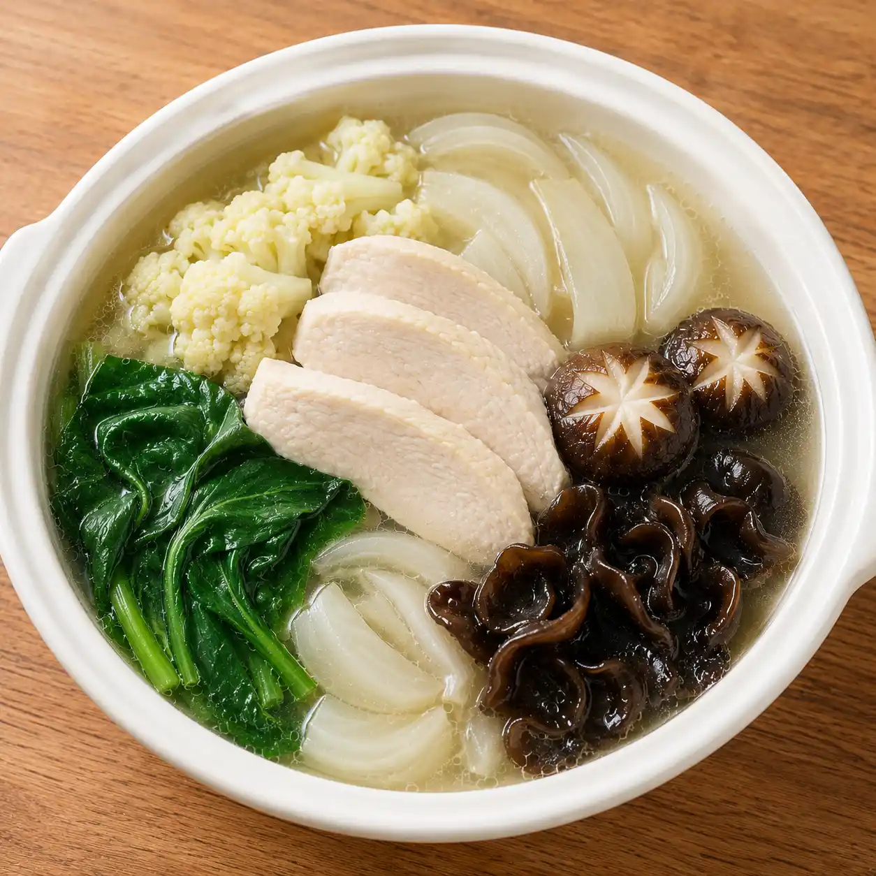 洋蔥清甜火雞胸菇湯