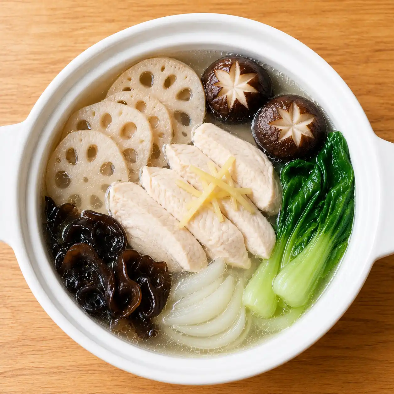 蓮藕雞胸木耳清燉盅
