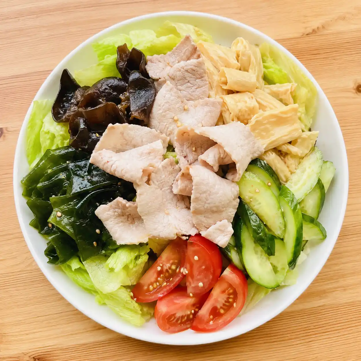 梅醋豬里肌豆皮冷拌