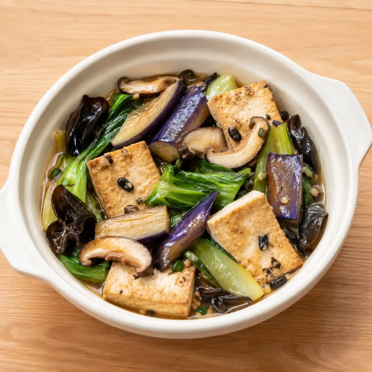 低鈉豆豉蒜香豆腐煲