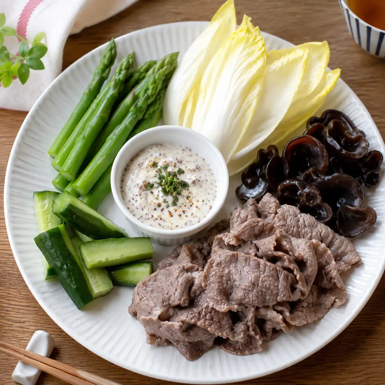 芥末籽檸檬火鍋牛肉醬