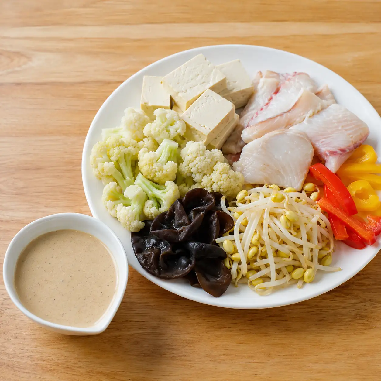 無糖豆漿芝麻火鍋沾醬