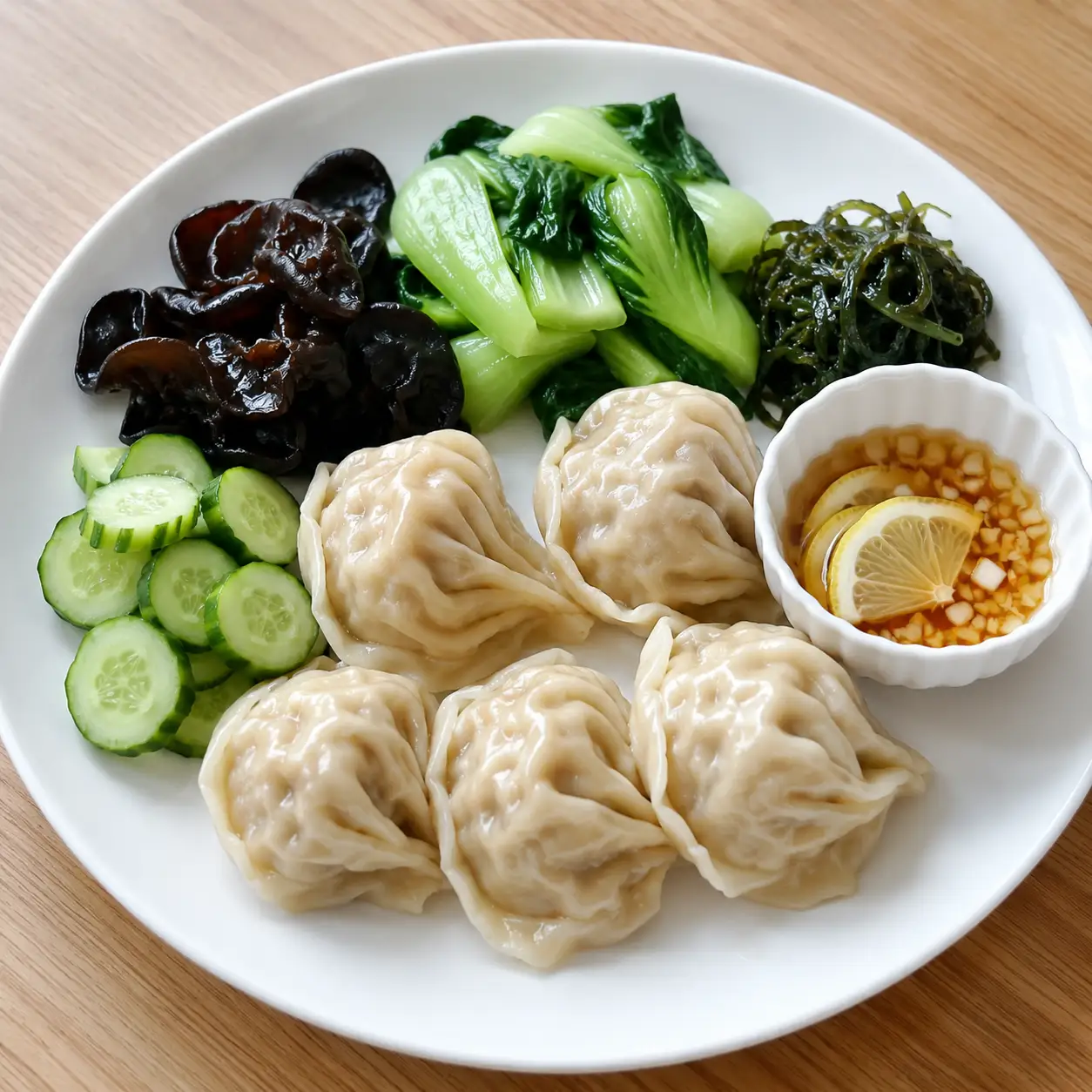 檸檬蒜醋千張水餃沾醬