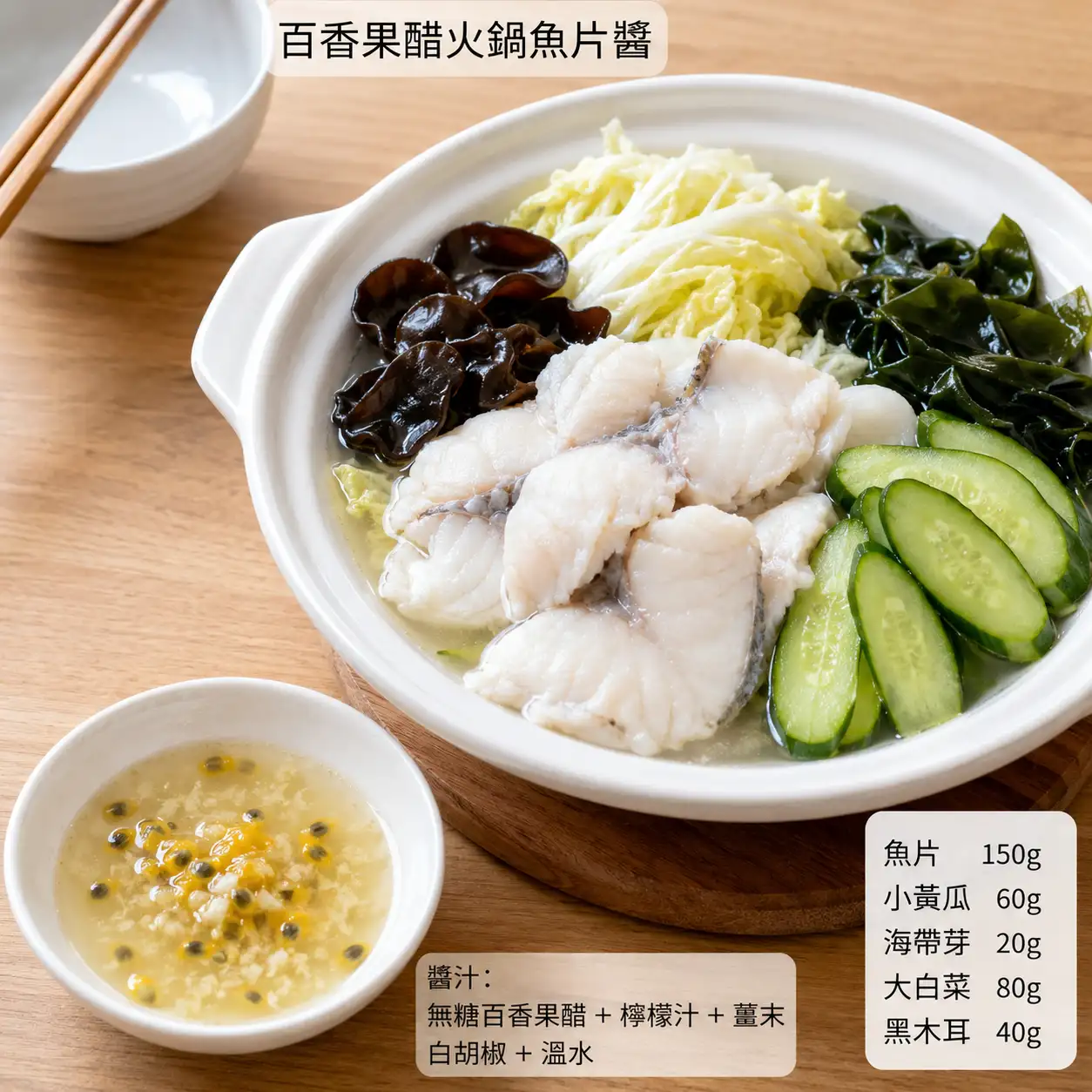 百香果醋火鍋魚片醬