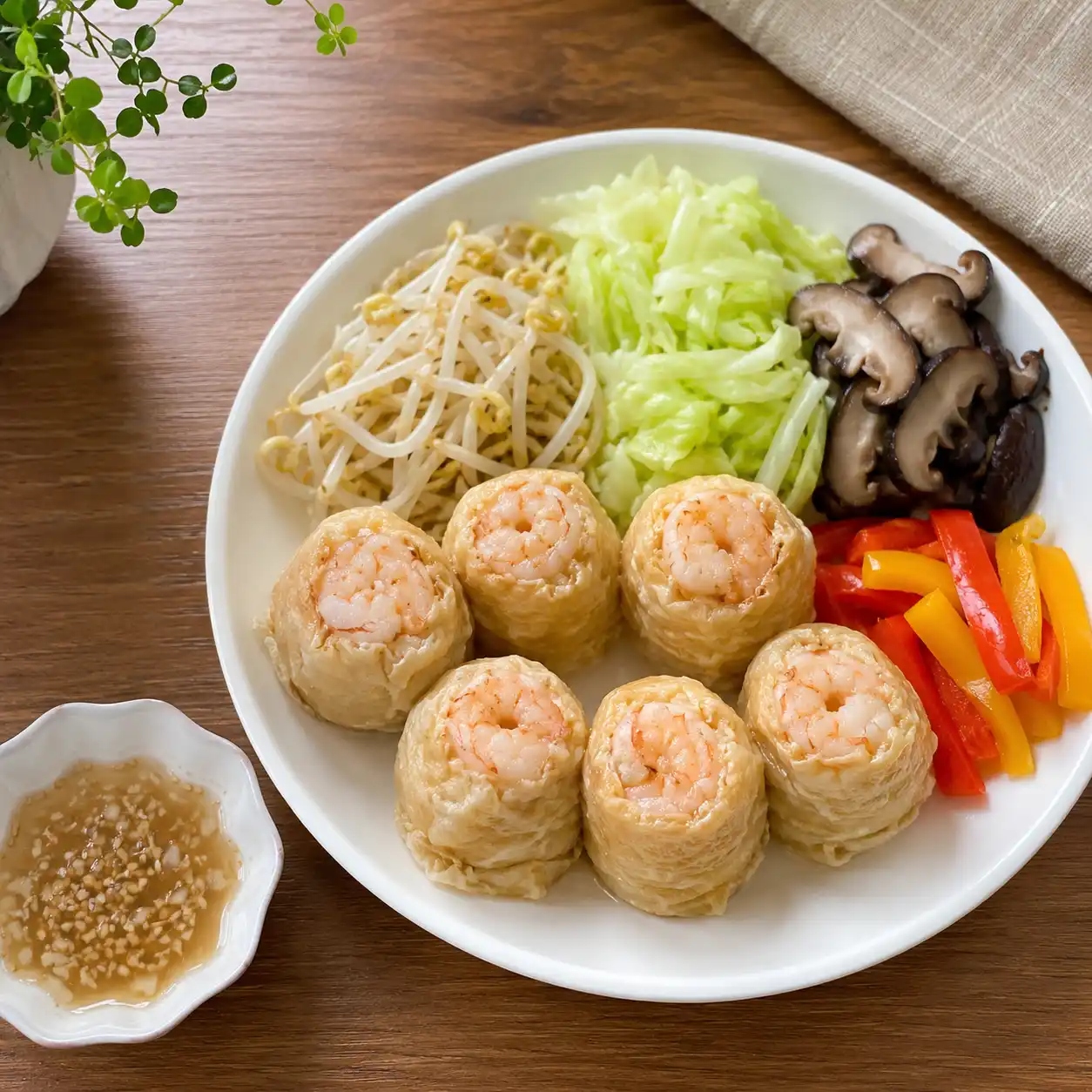 胡麻米醋豆皮餃沾醬