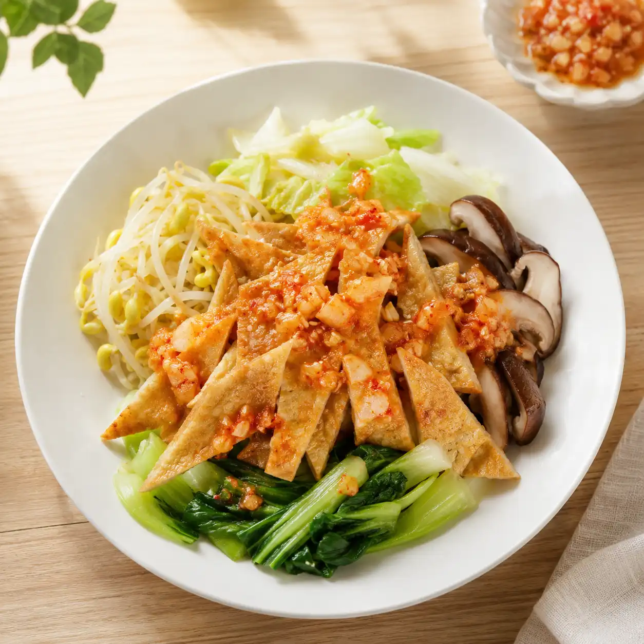 韓式低糖泡菜豆皮沙拉醬