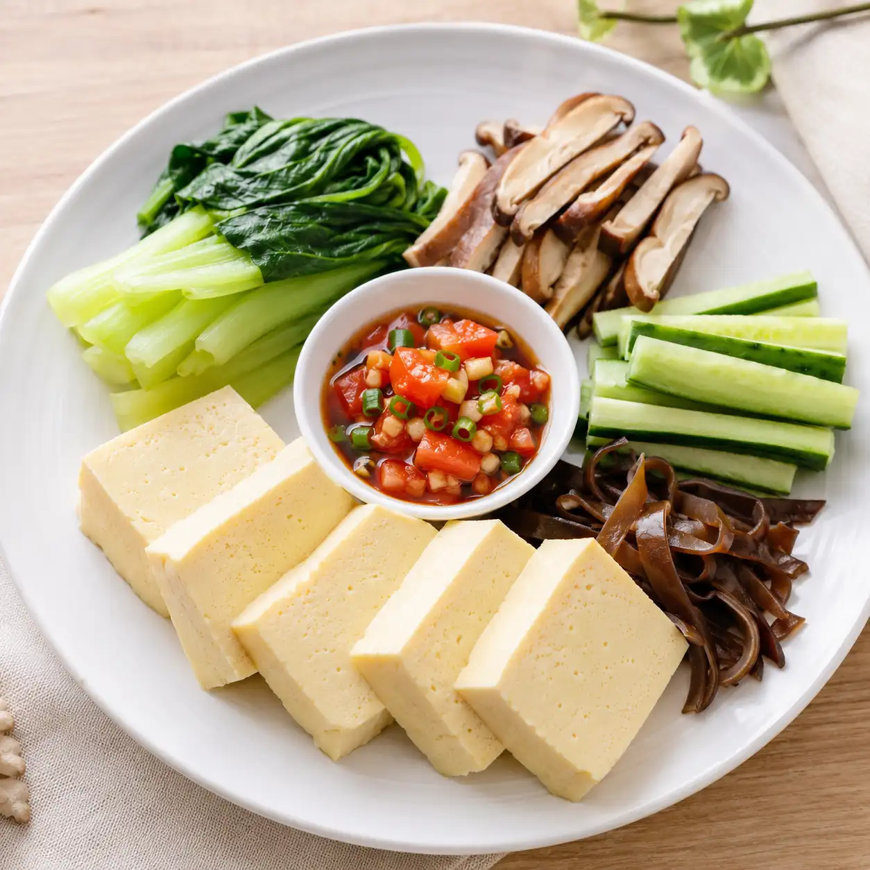 烏醋番茄蛋豆腐蔬菜棒