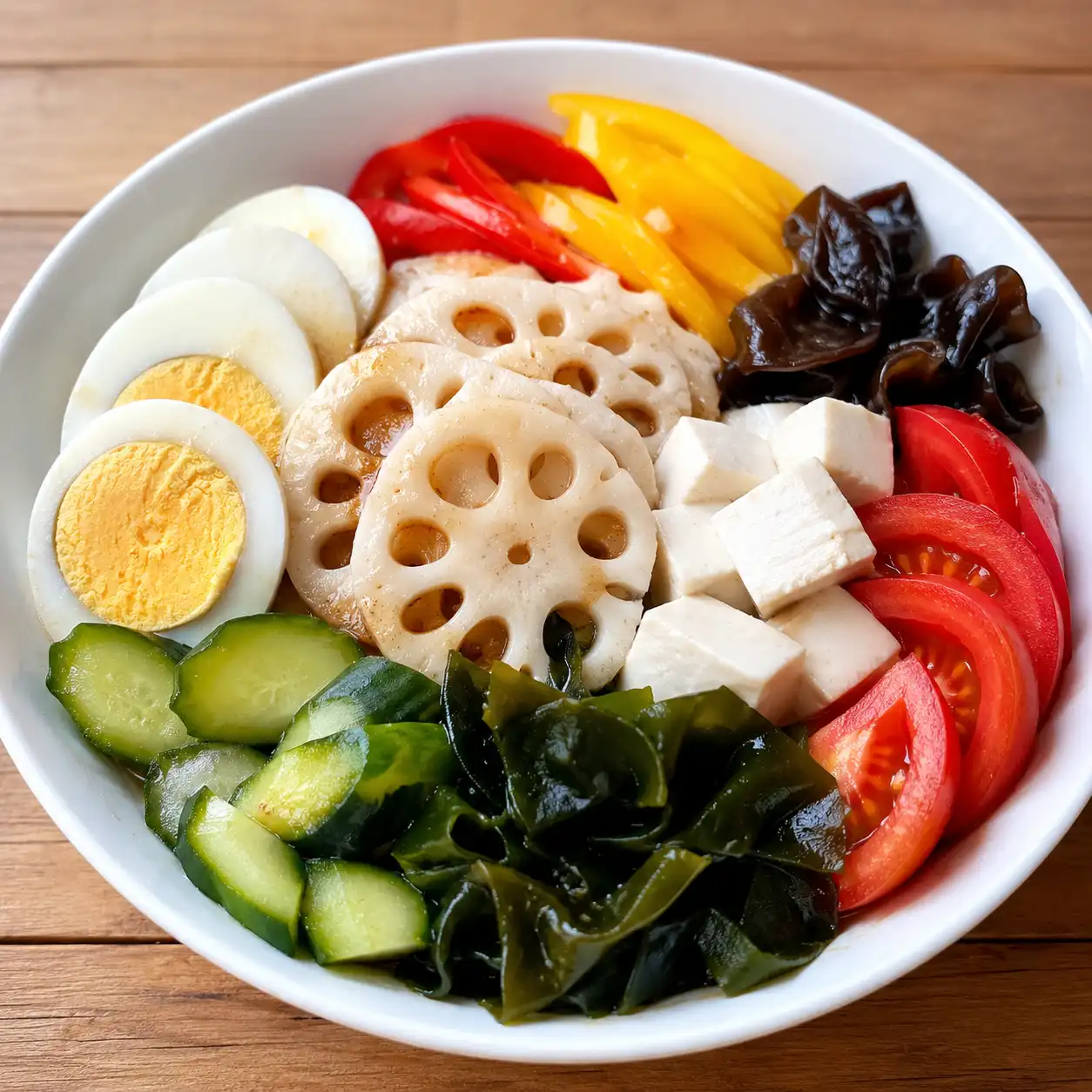 昆布海帶芽蓮藕豆腐冷碗