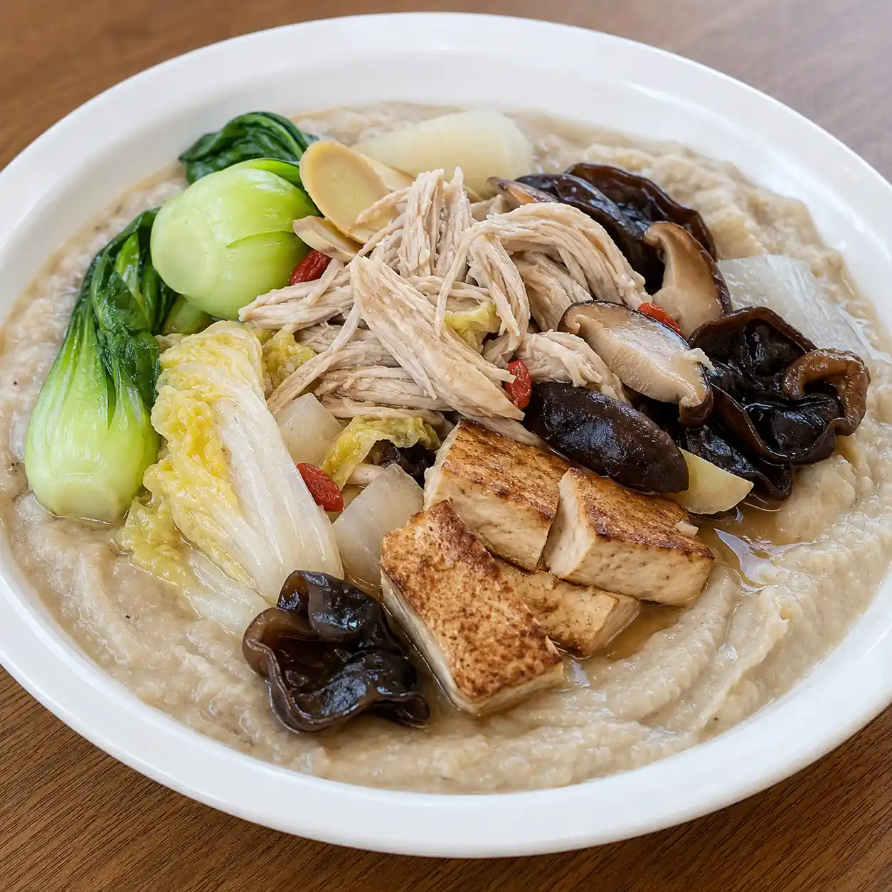 藥膳雞絲山藥牛蒡豆腐泥煲