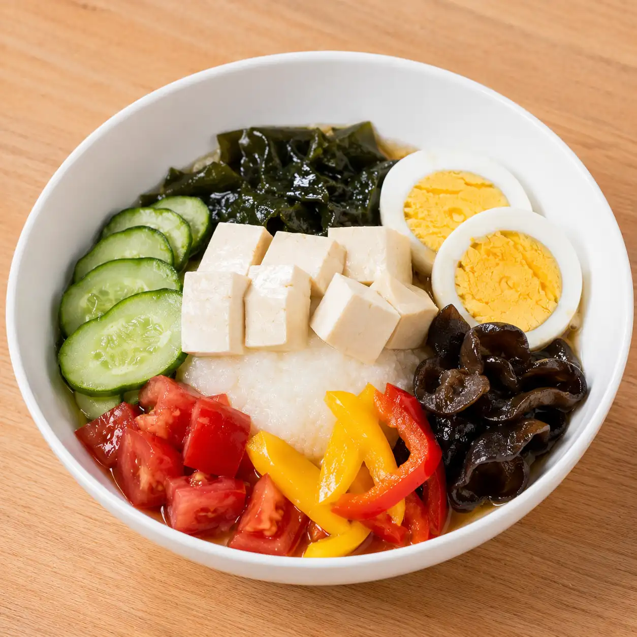 昆布海帶芽山藥豆腐冷碗