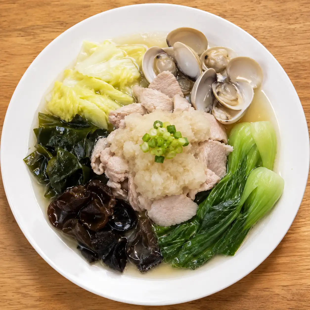 蘿蔔泥昆布蛤蜊豬里肌