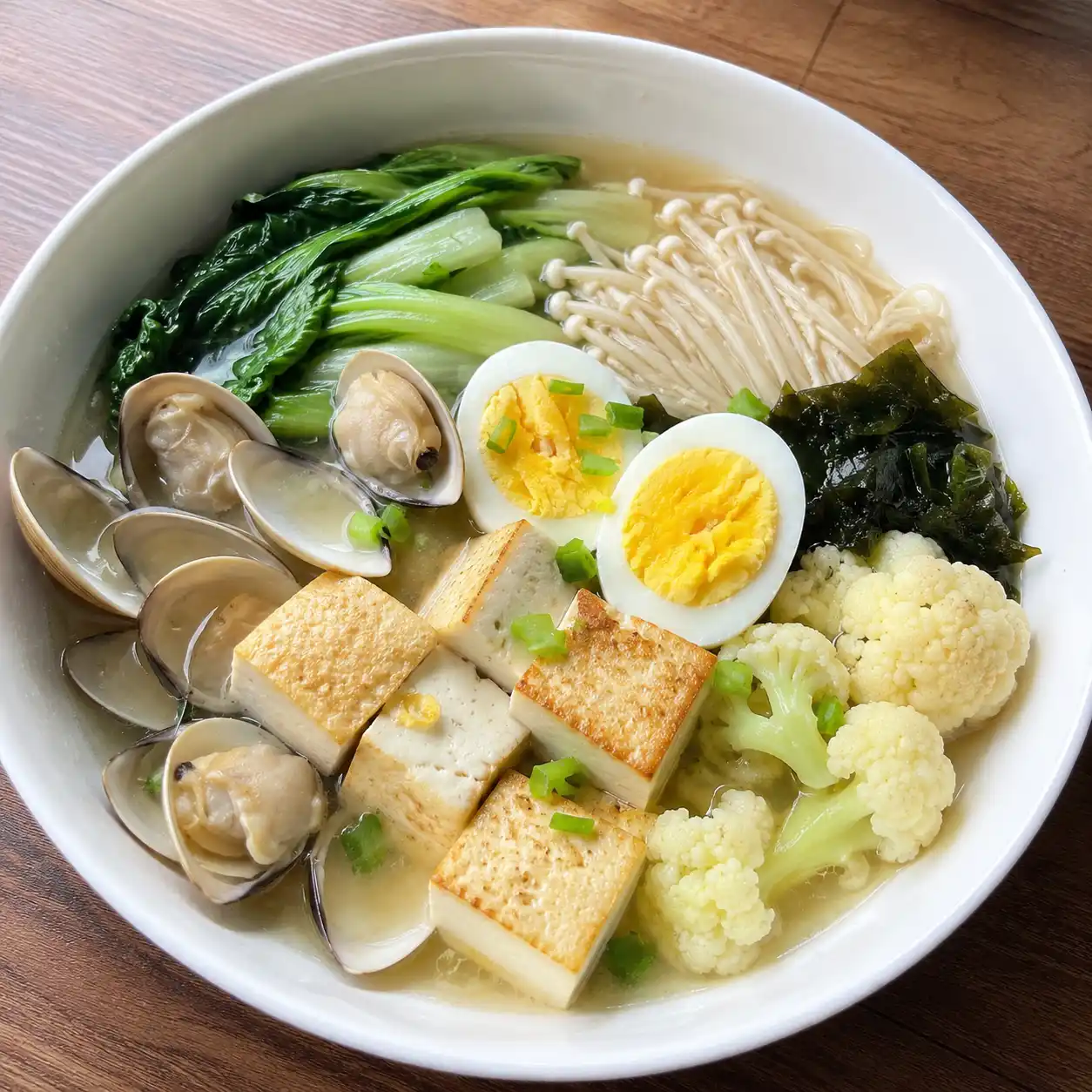 味噌昆布蛤蜊豆腐白滷