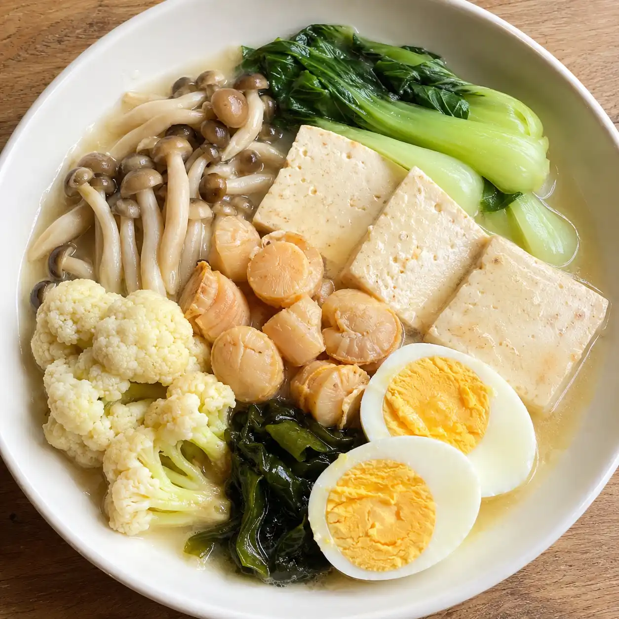 味噌干貝香菇豆腐白滷