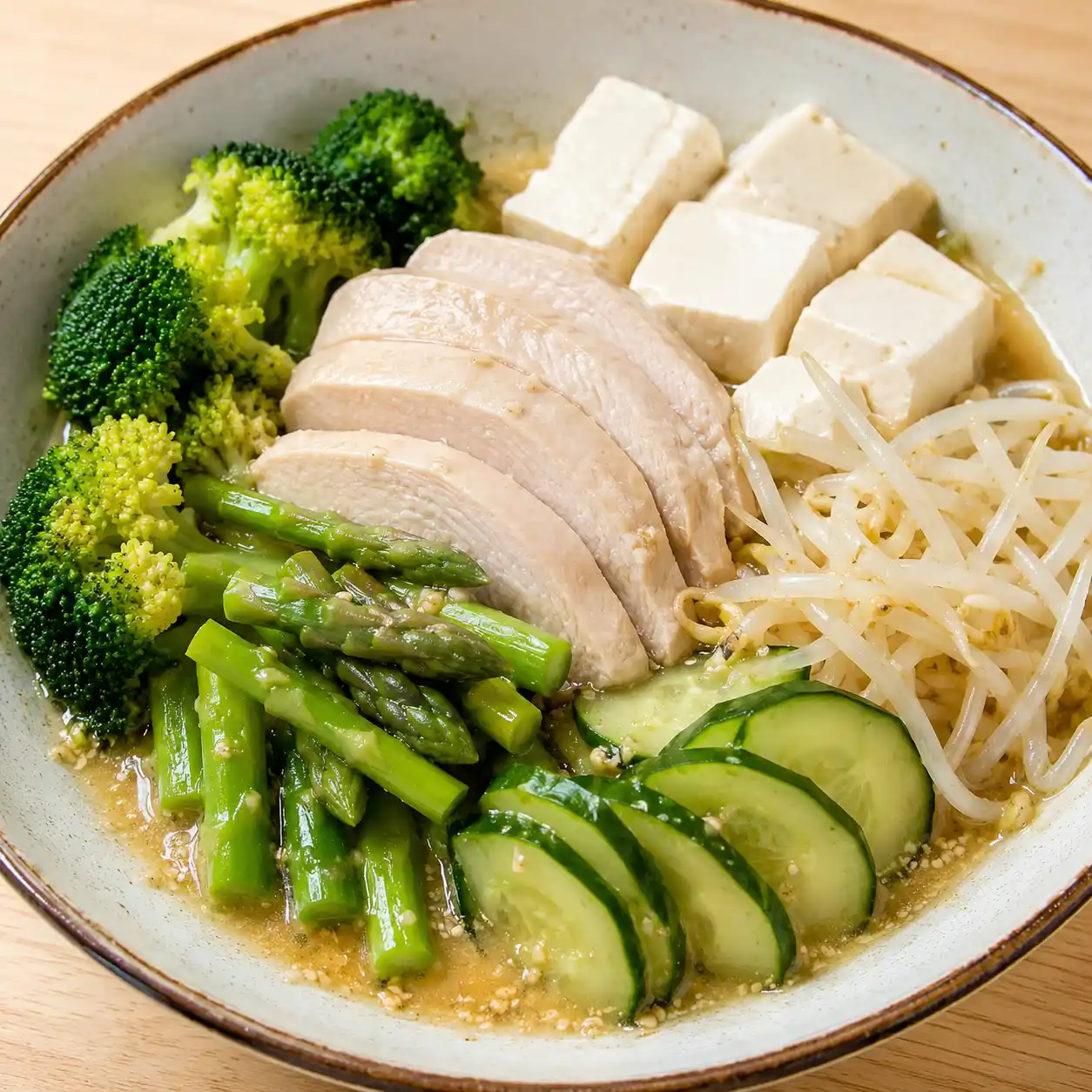 胡麻米醋雞肉豆腐菜鍋