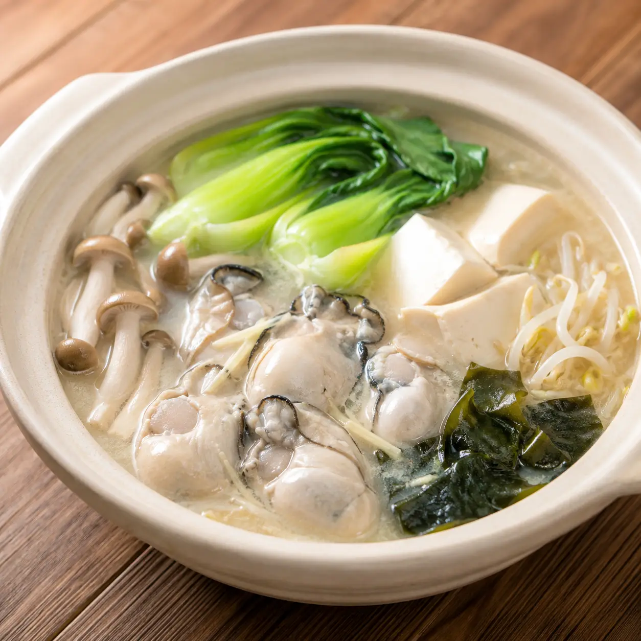 味噌鮮蚵豆腐白滷湯
