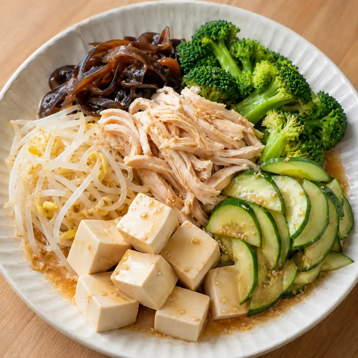 胡麻米醋豆腐雞絲冷滷