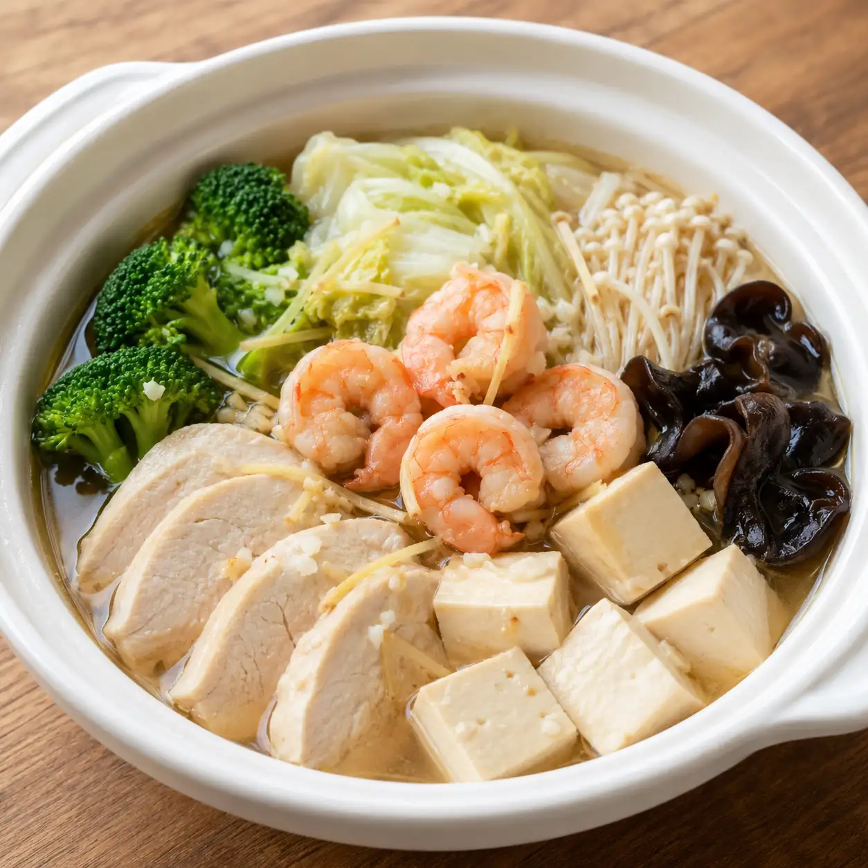 昆布豆腐雞蝦滷香鍋