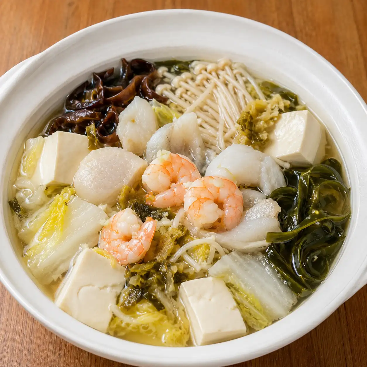 酸菜豆腐魚蝦清滷湯