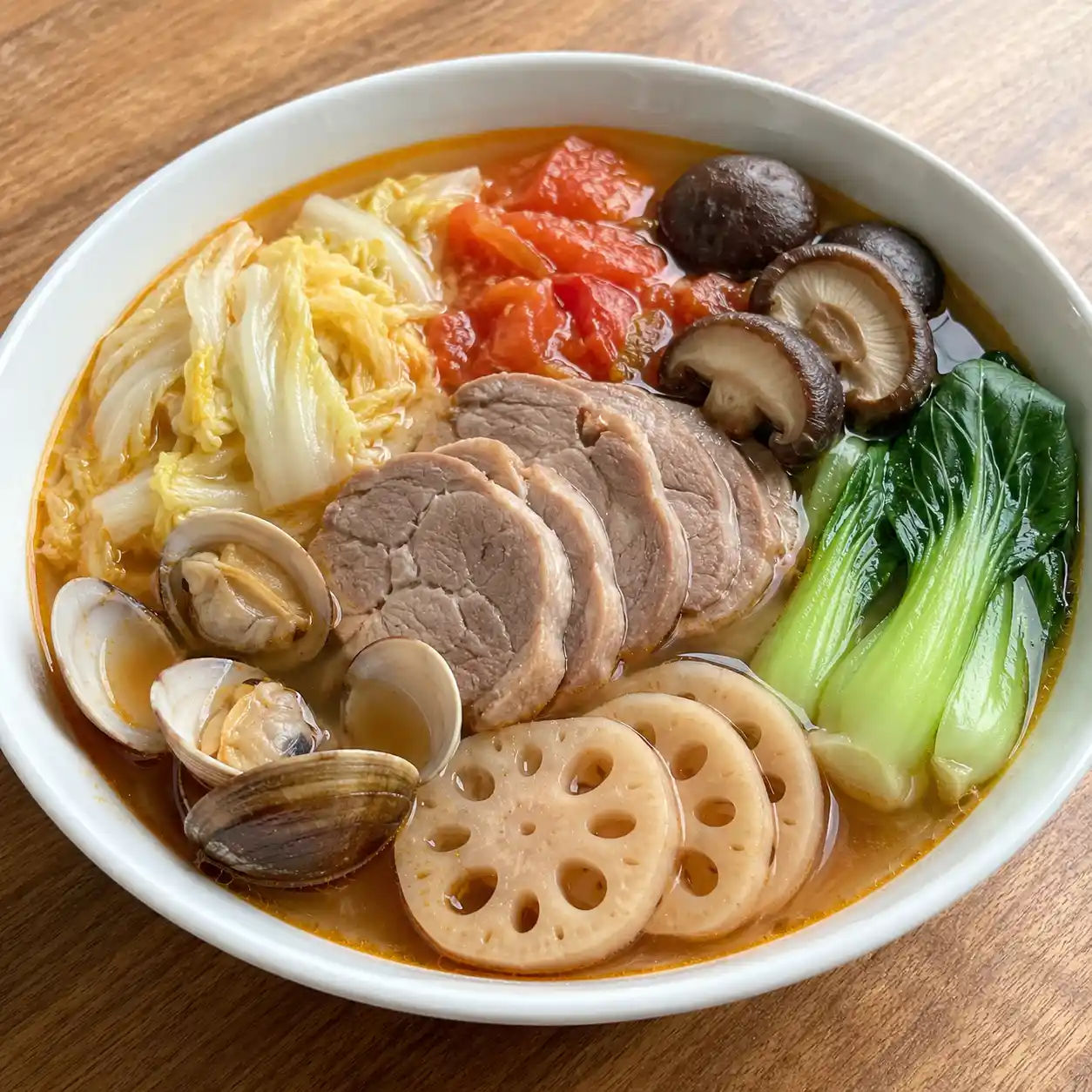 番茄藥膳豬腱蛤蜊清滷