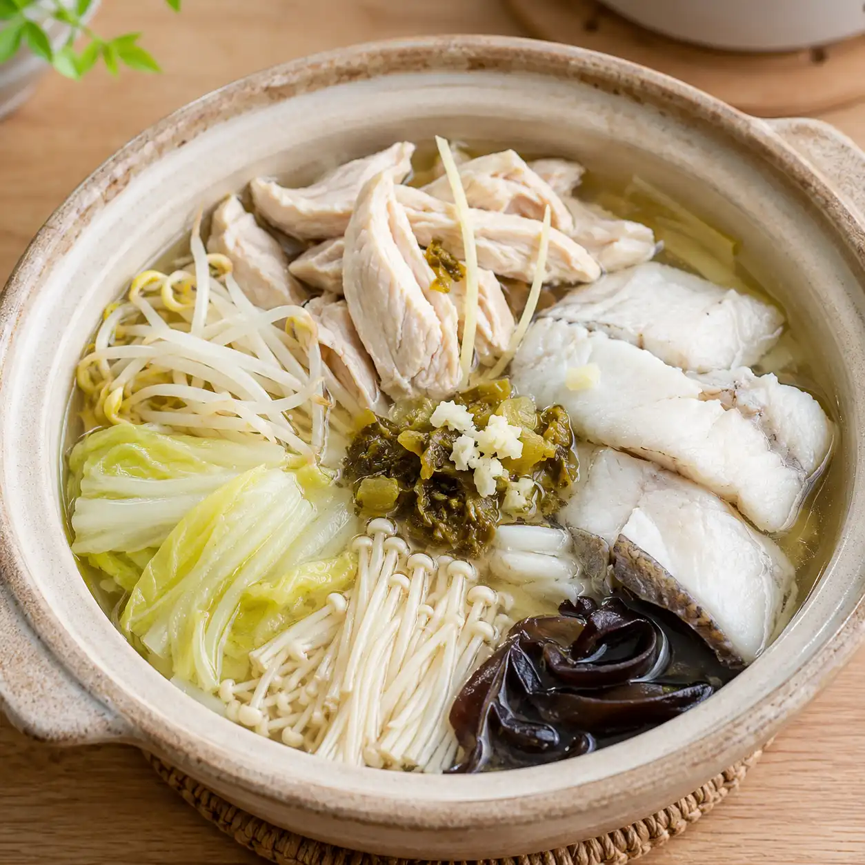 藥膳胡椒酸菜雞魚清滷