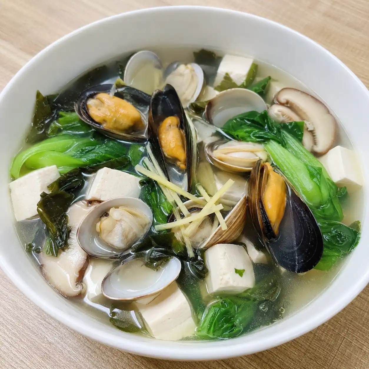 淡菜蛤蜊海味清湯