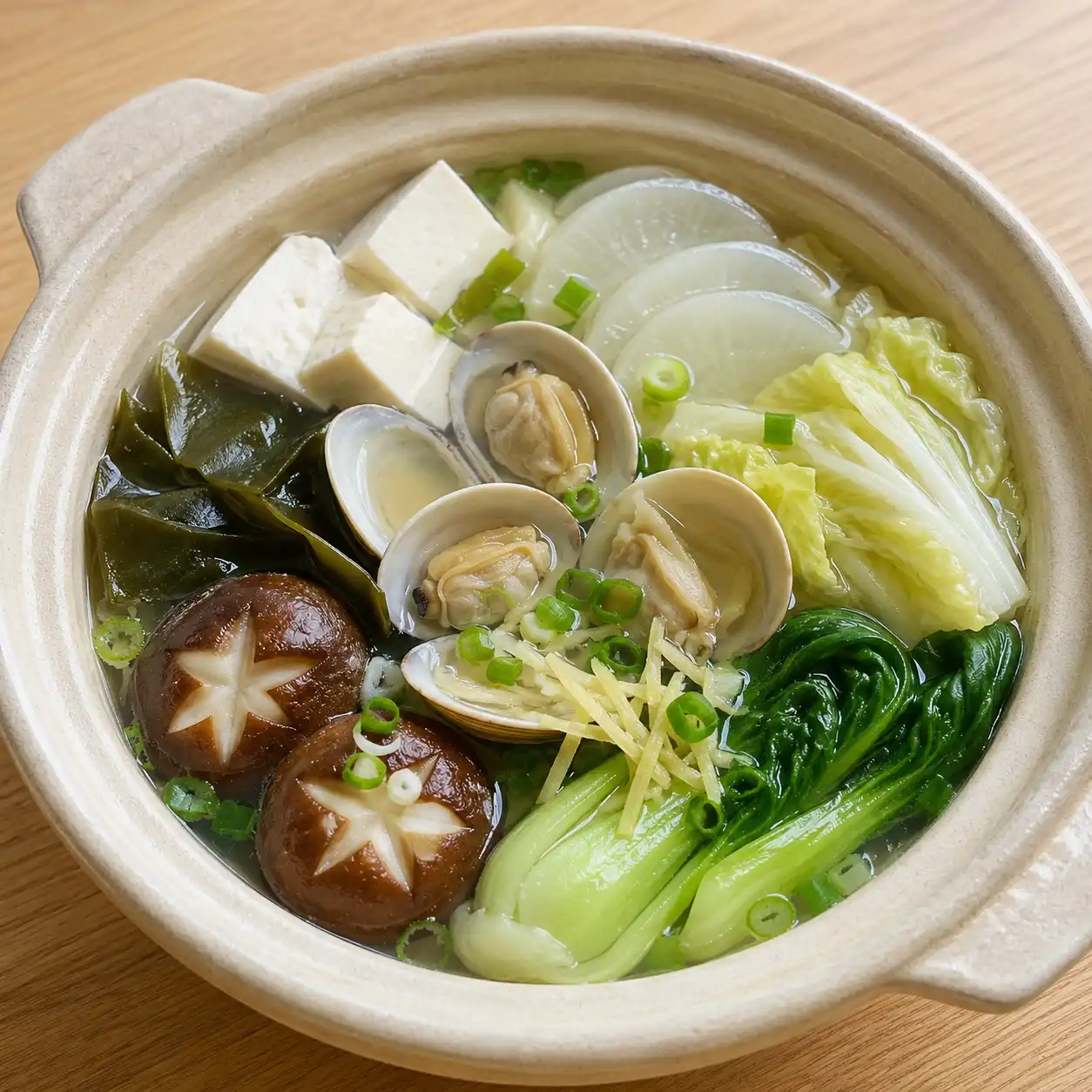 昆布蛤蜊豆腐一人鍋