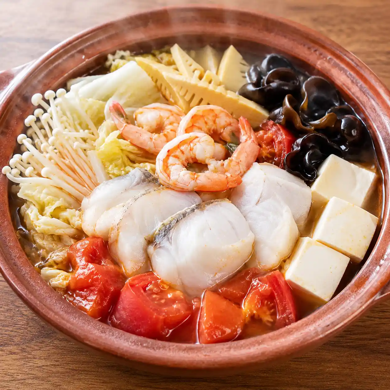 酸辣海鮮豆腐總匯鍋