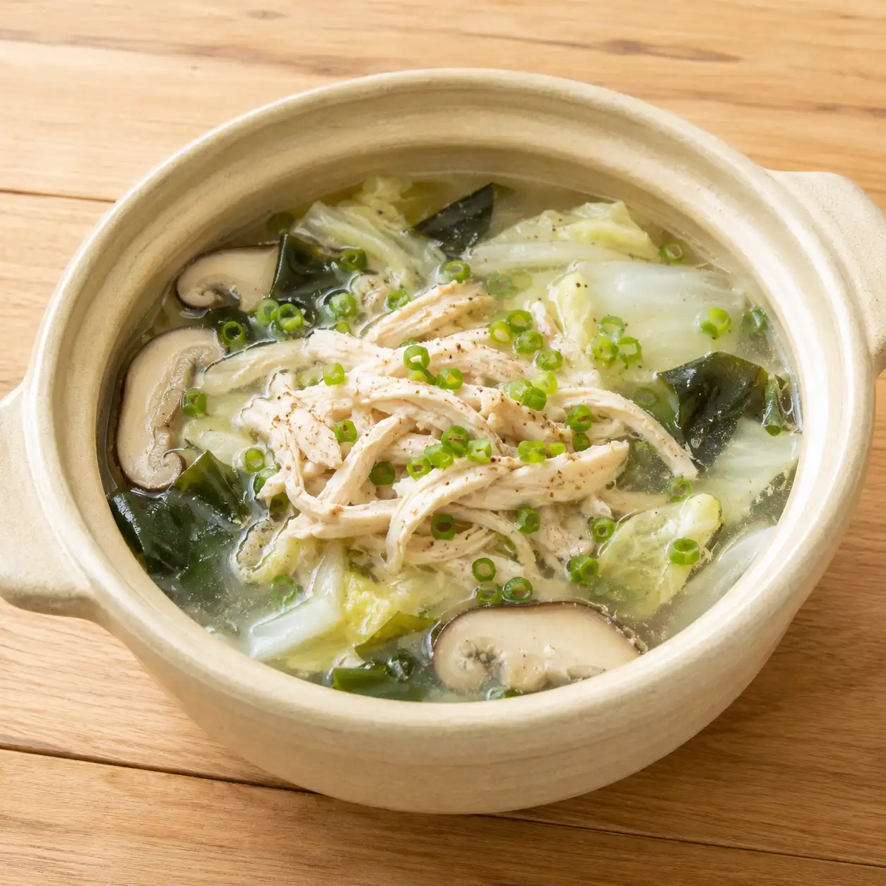 昆布雞絲亞麻海帶芽鍋