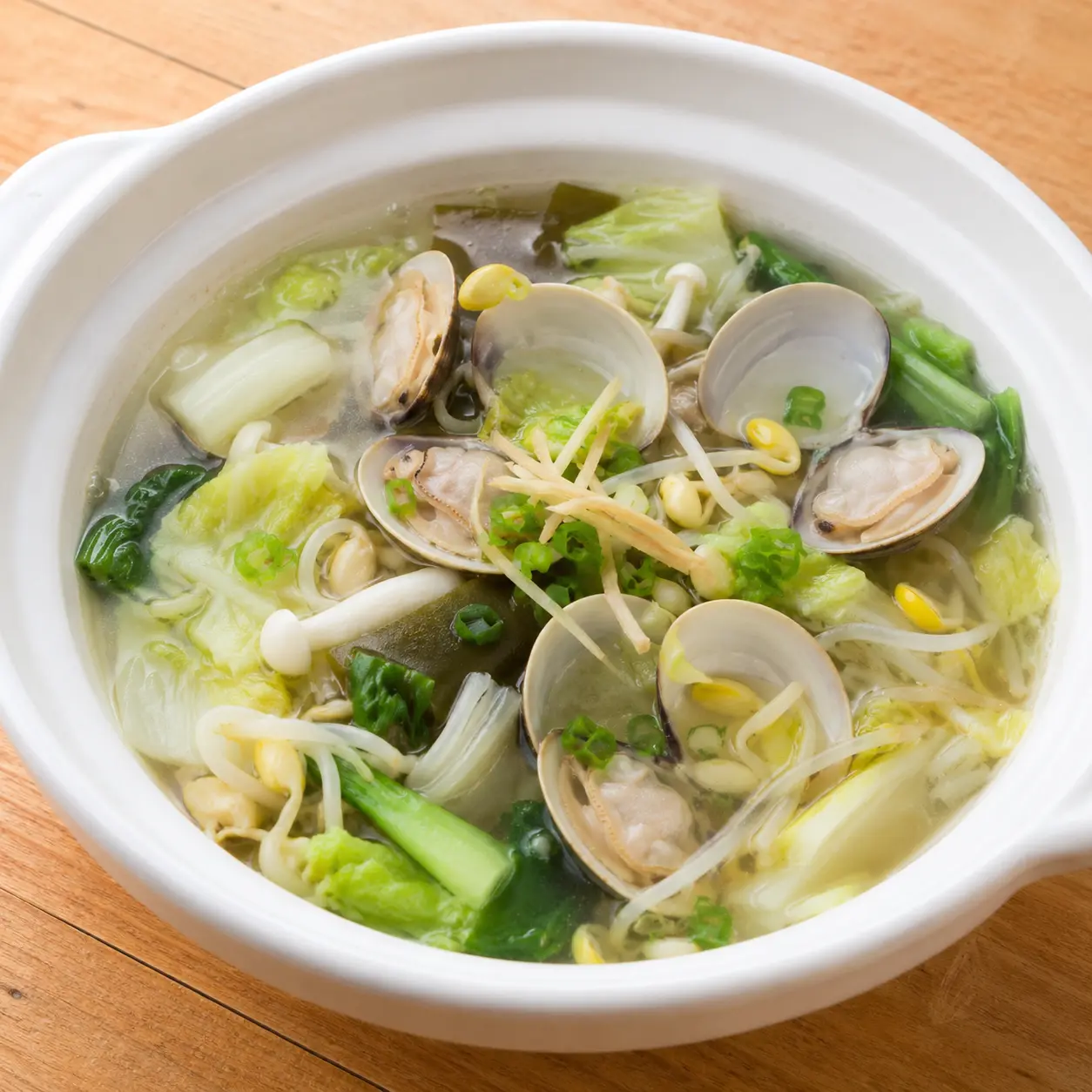 昆布蛤蜊黃豆芽鮮湯