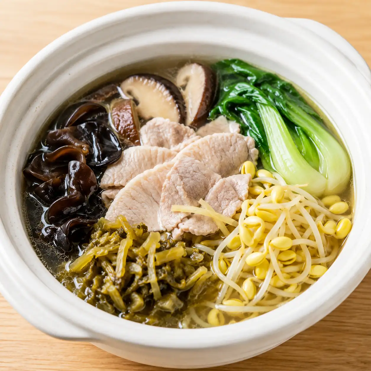 酸菜里肌黃豆芽清燉鍋