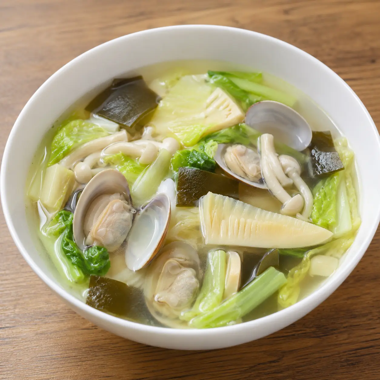 昆布蛤蜊筍片鮮湯